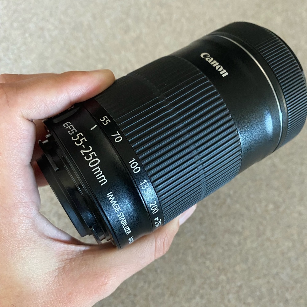 Canon 55-250mm lens